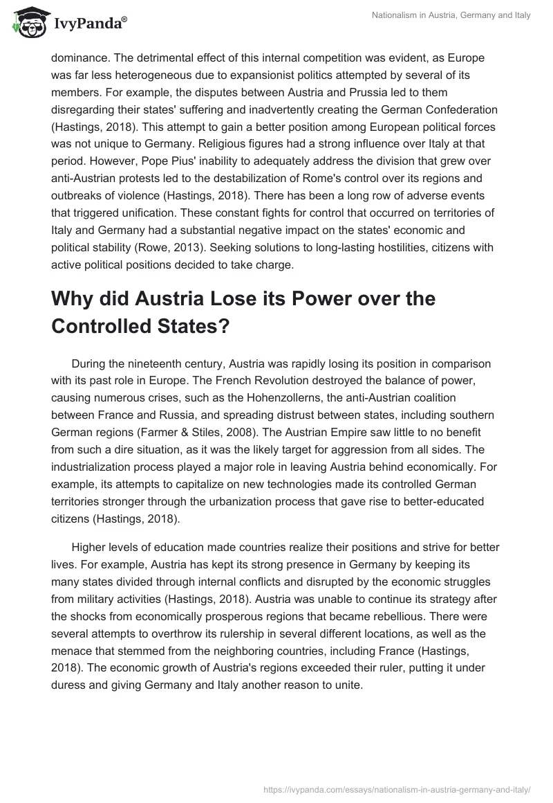 Nationalism in Austria, Germany and Italy. Page 2