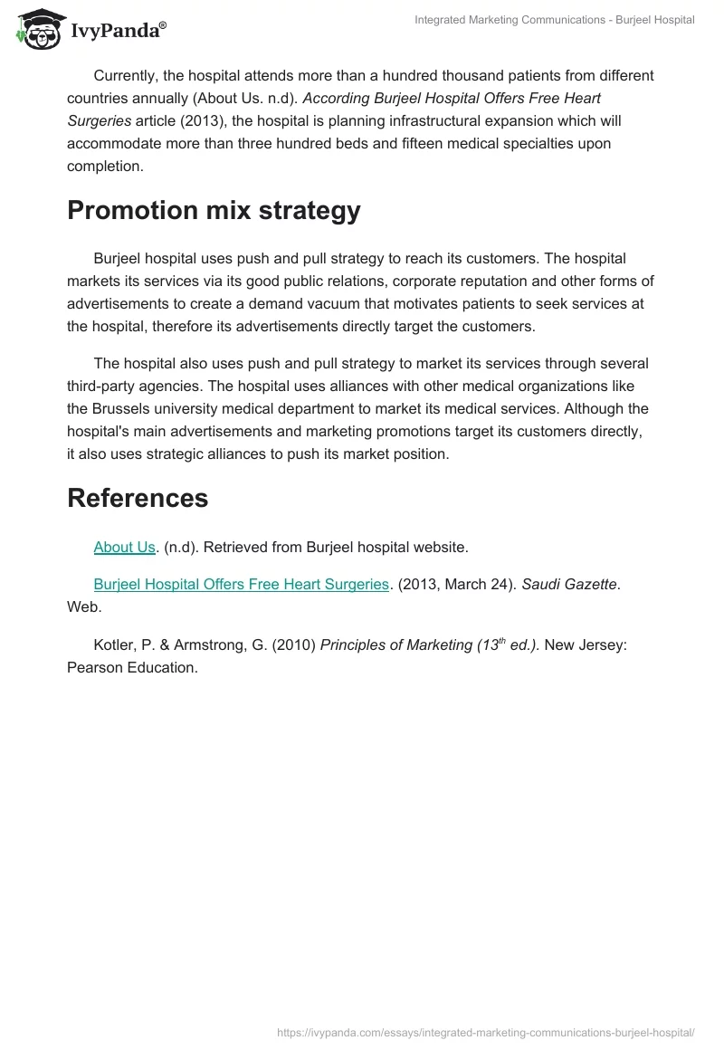 Integrated Marketing Communications - Burjeel Hospital. Page 4