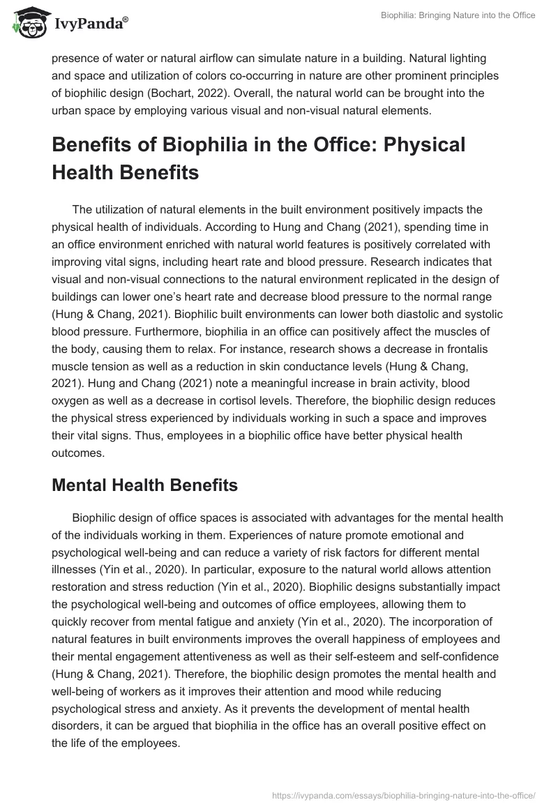 Biophilia: Bringing Nature into the Office. Page 2
