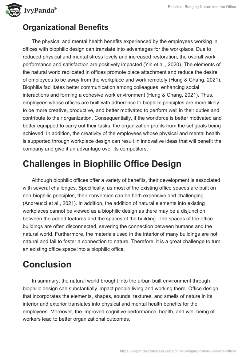 Biophilia: Bringing Nature into the Office. Page 3