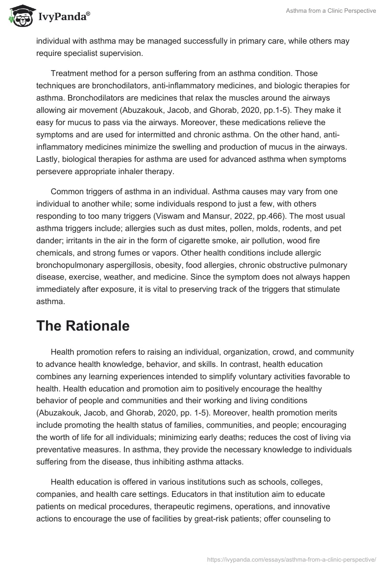 Asthma From a Clinic Perspective. Page 2