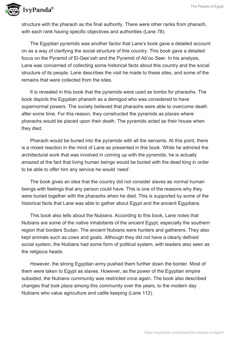 The People of Egypt. Page 2