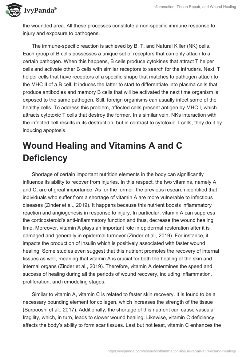 Inflammation, Tissue Repair, and Wound Healing. Page 3