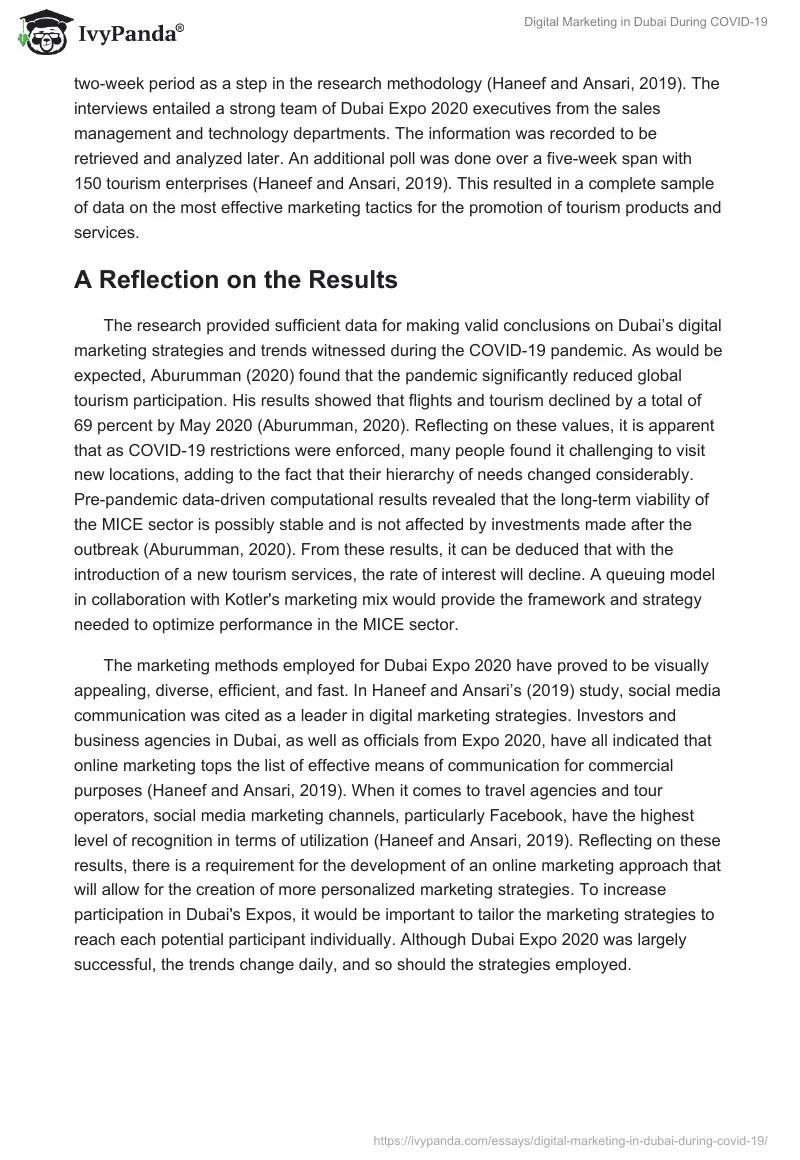 Digital Marketing in Dubai During COVID-19. Page 5