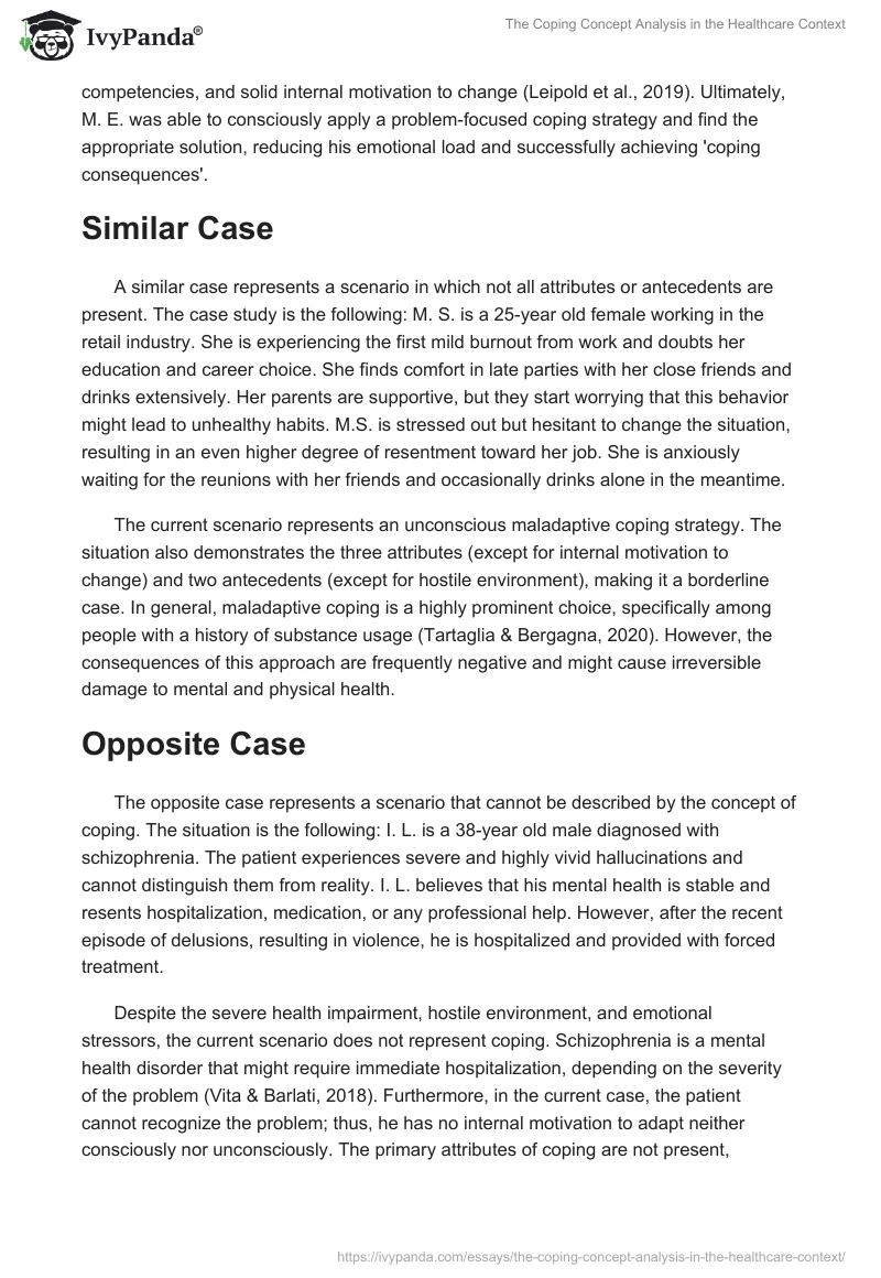 The Coping Concept Analysis in the Healthcare Context. Page 3