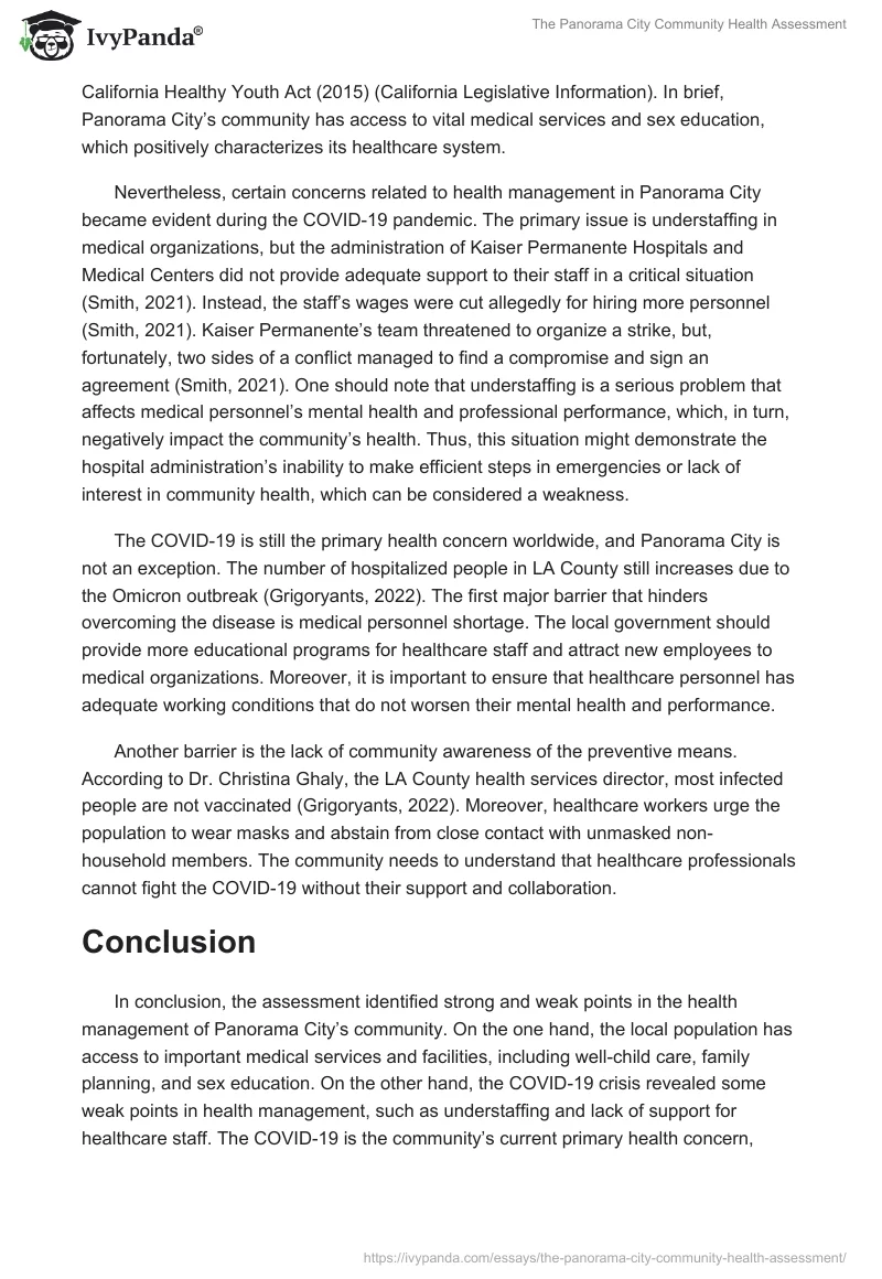 The Panorama City Community Health Assessment. Page 2