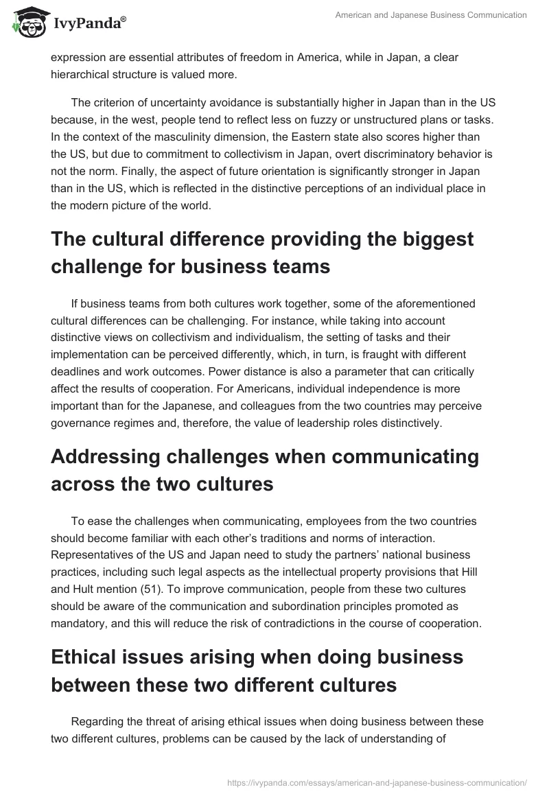 American and Japanese Business Communication. Page 2