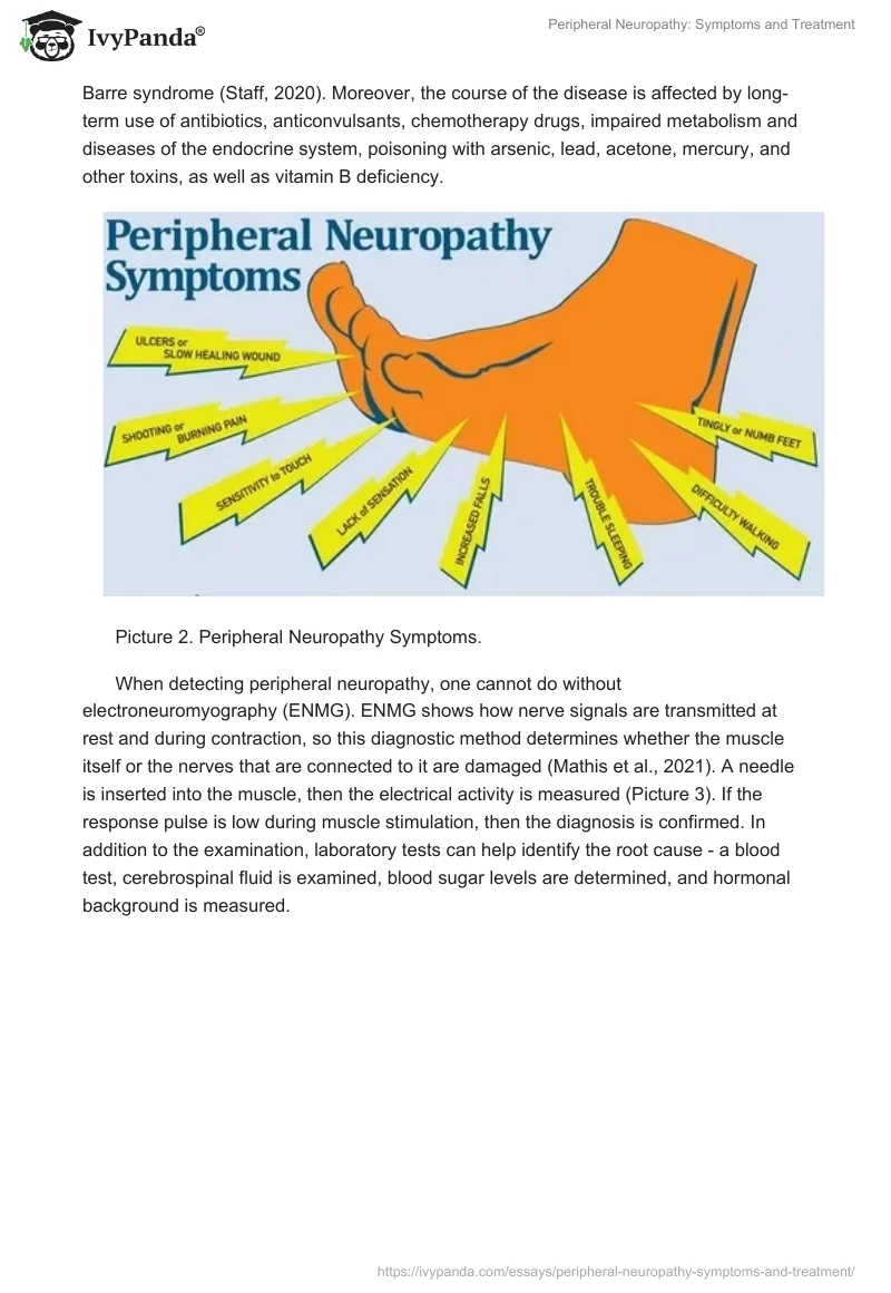 Peripheral Neuropathy: Symptoms and Treatment. Page 2