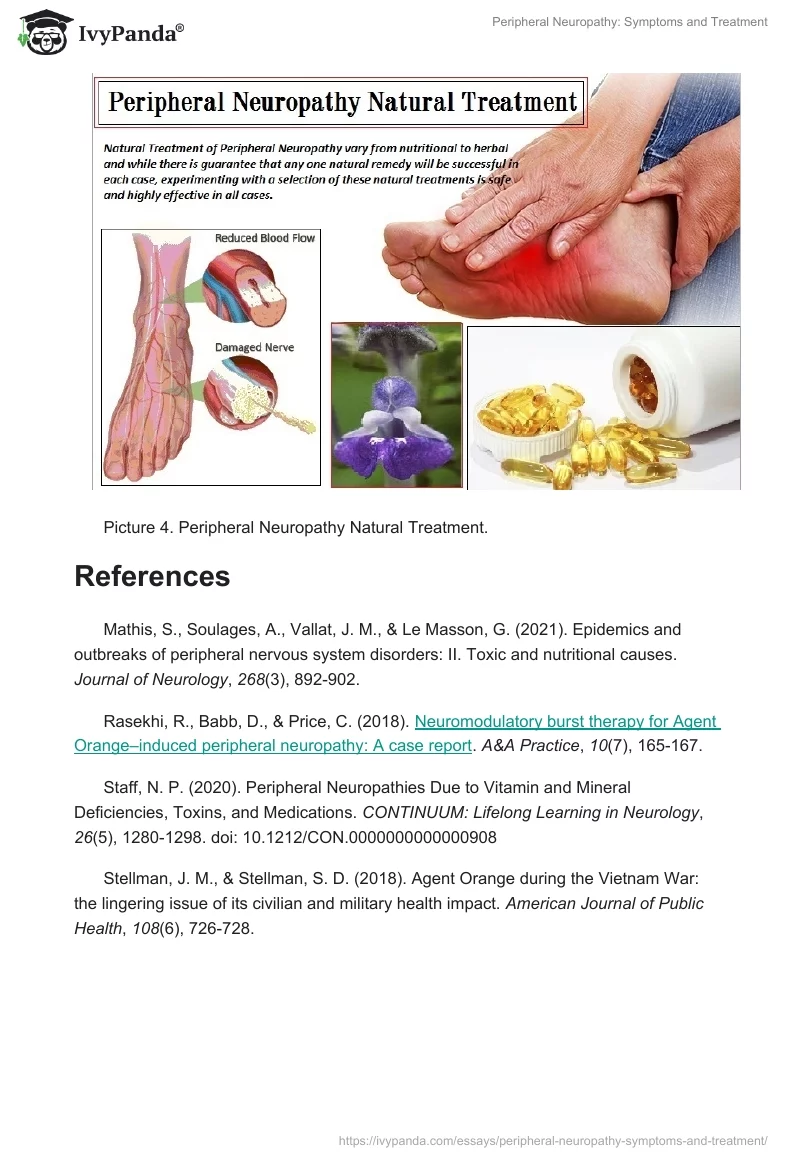 Peripheral Neuropathy: Symptoms and Treatment. Page 4
