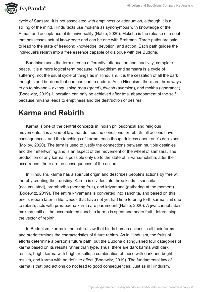 Hinduism and Buddhism: Comparative Analysis. Page 3