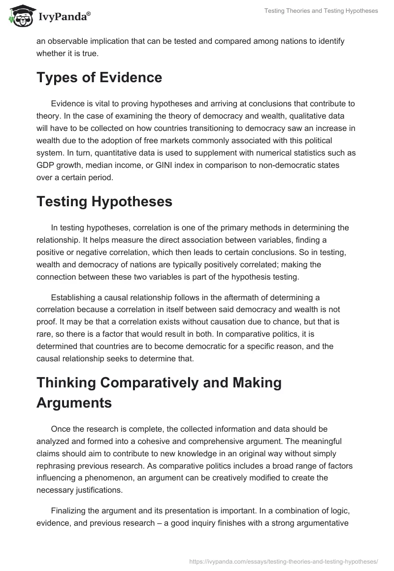 Testing Theories and Testing Hypotheses. Page 2