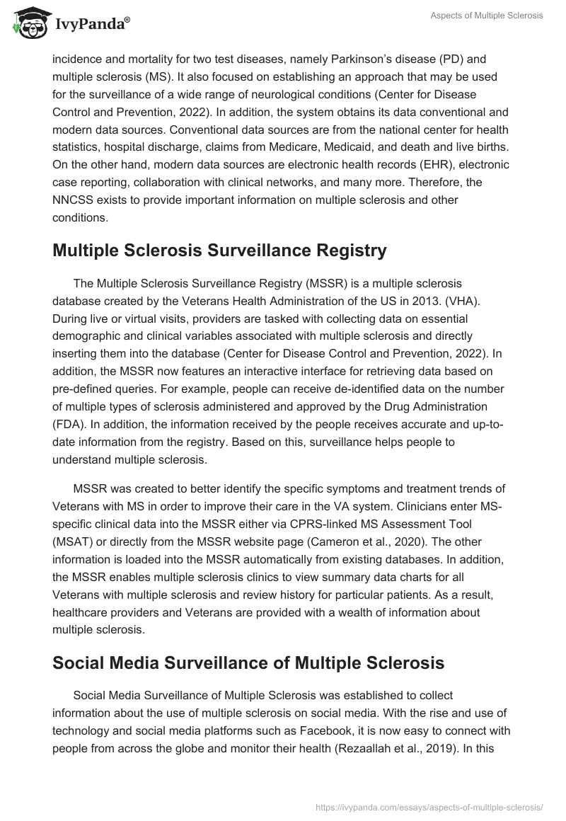 Aspects of Multiple Sclerosis. Page 3