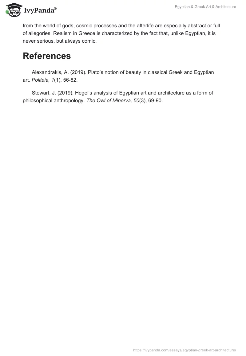 Egyptian & Greek Art & Architecture. Page 2