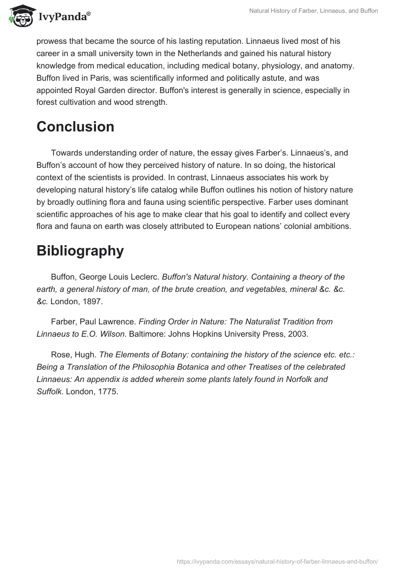 Natural History of Farber, Linnaeus, and Buffon. Page 2