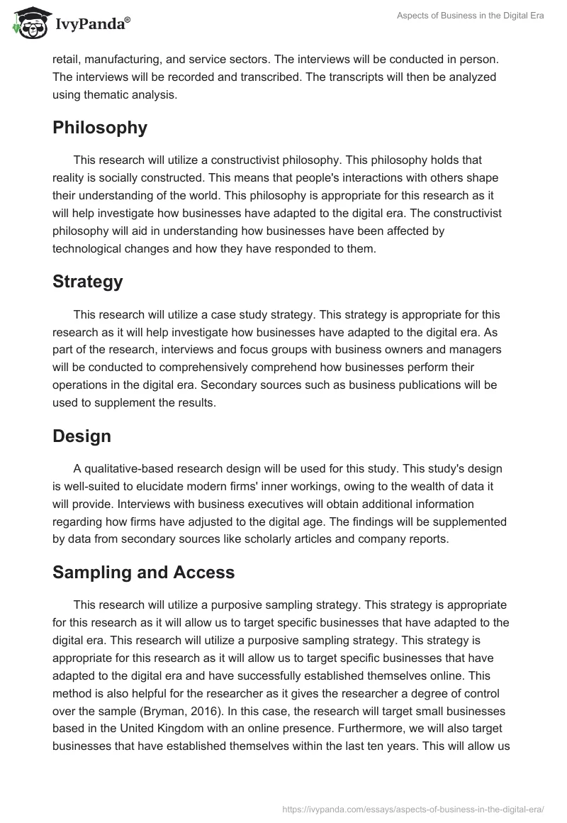 Aspects of Business in the Digital Era. Page 5