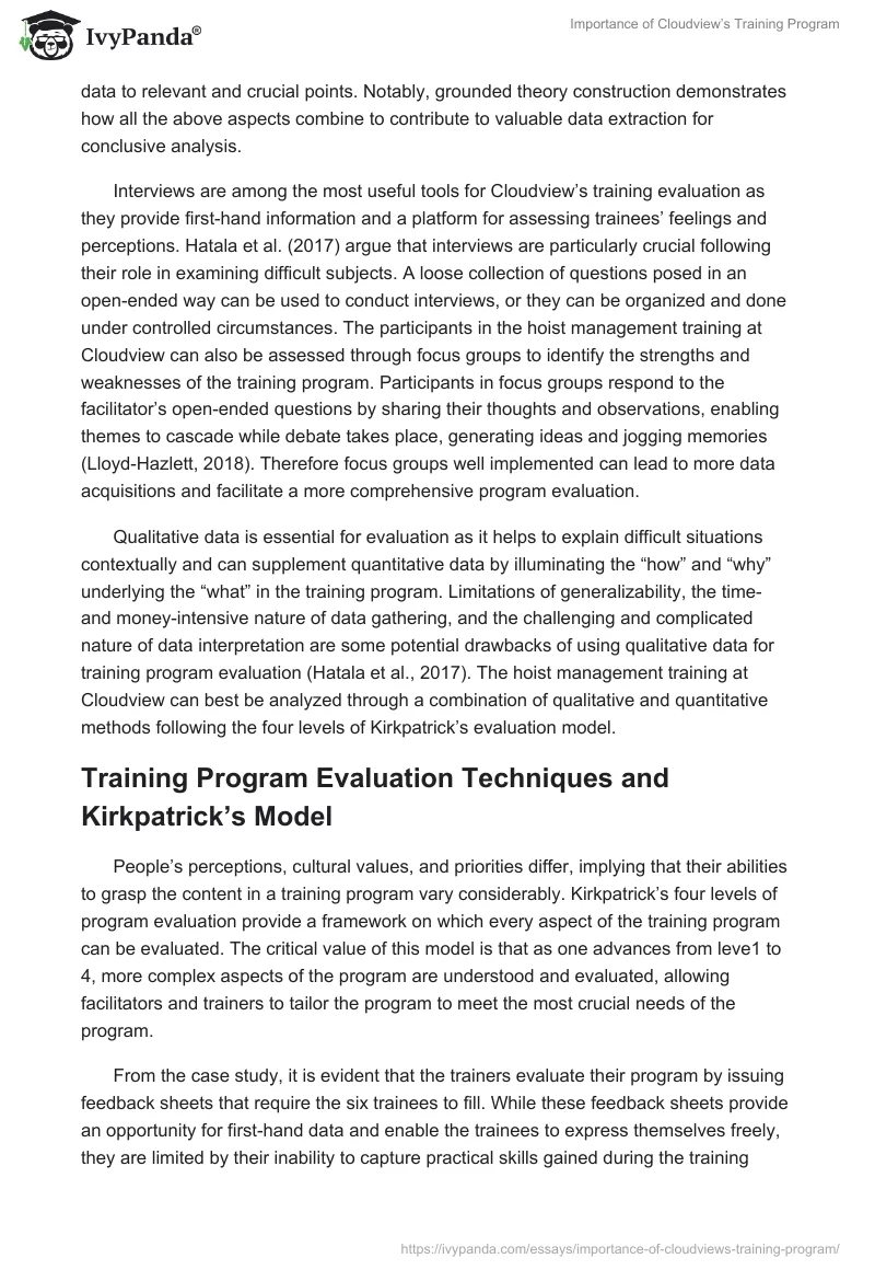 Importance of Cloudview’s Training Program. Page 3