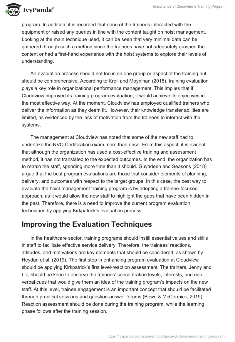 Importance of Cloudview’s Training Program. Page 4