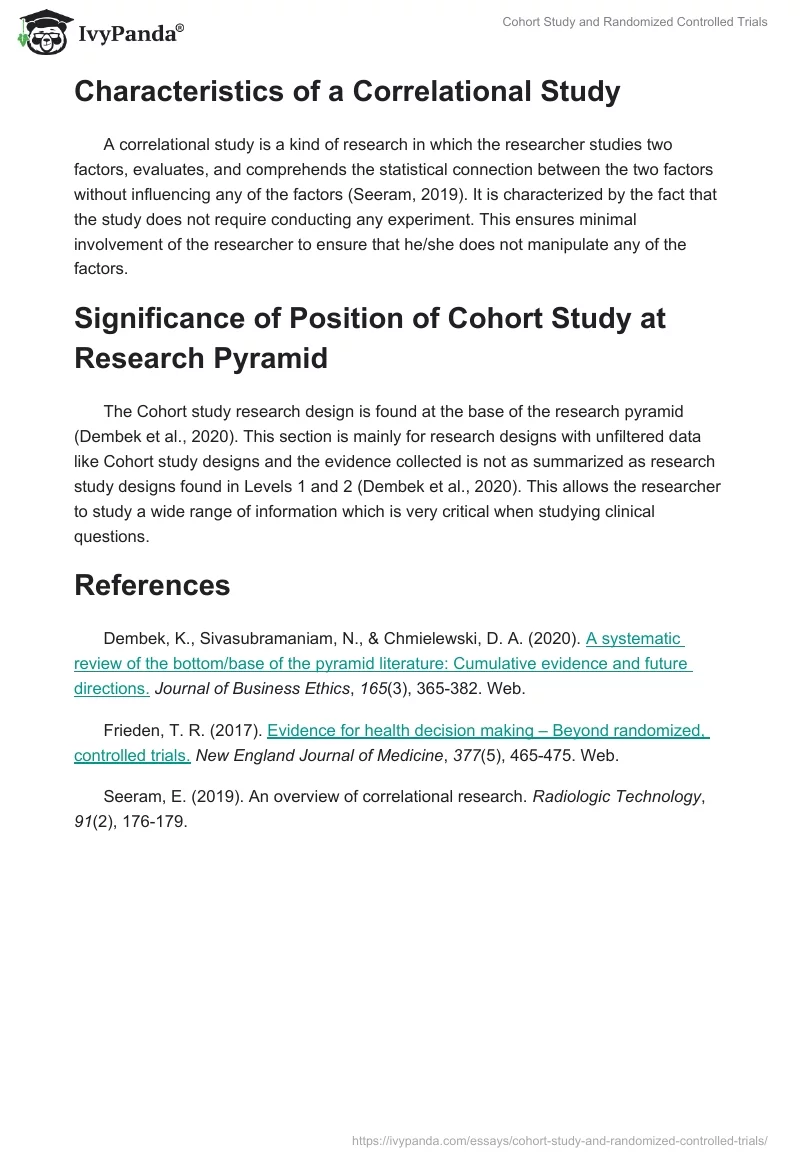 Cohort Study and Randomized Controlled Trials. Page 2