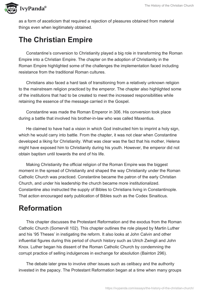 The History of the Christian Church. Page 5