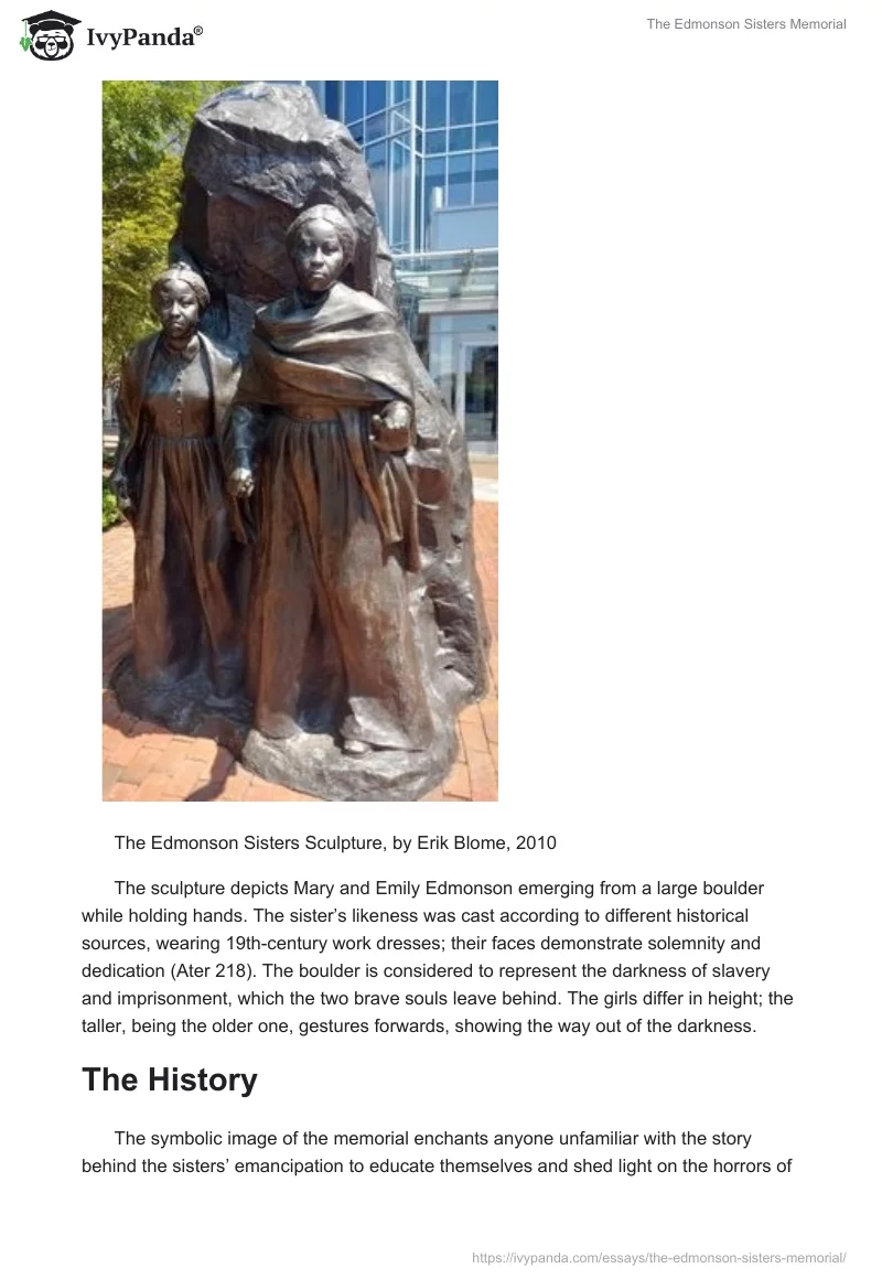 The Edmonson Sisters Memorial. Page 3