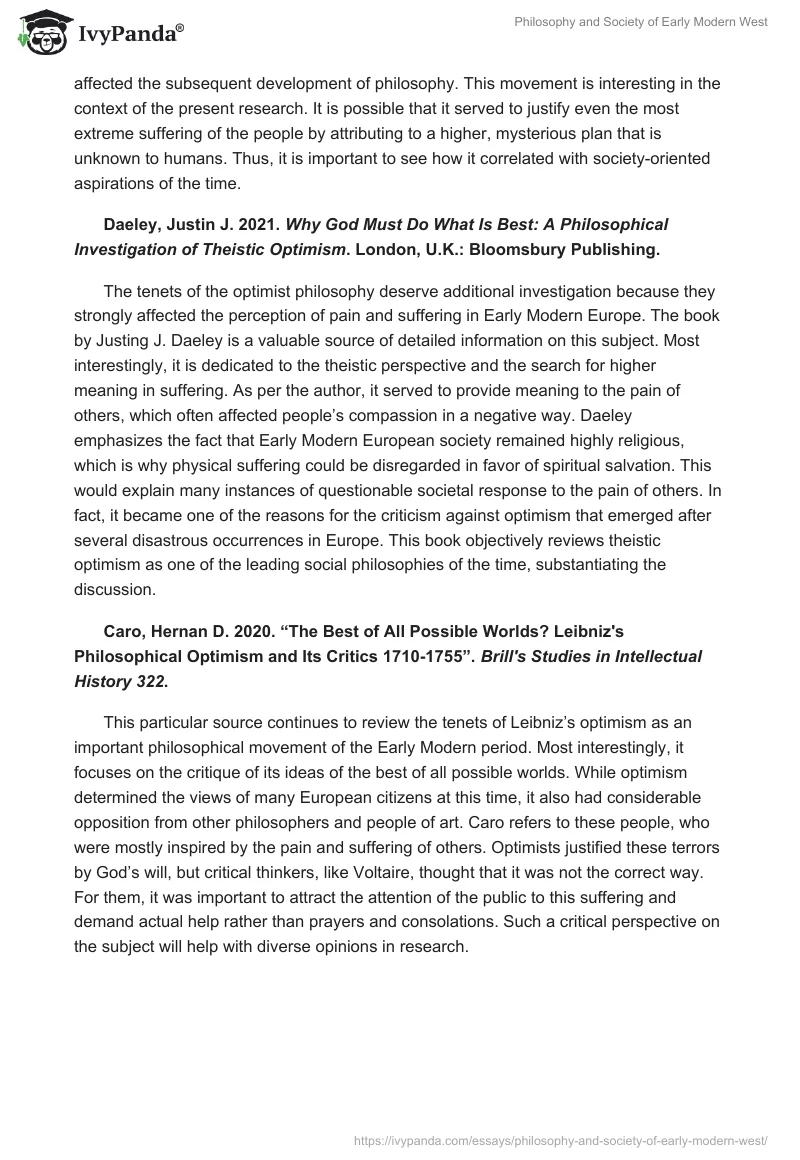 Philosophy and Society of Early Modern West. Page 3