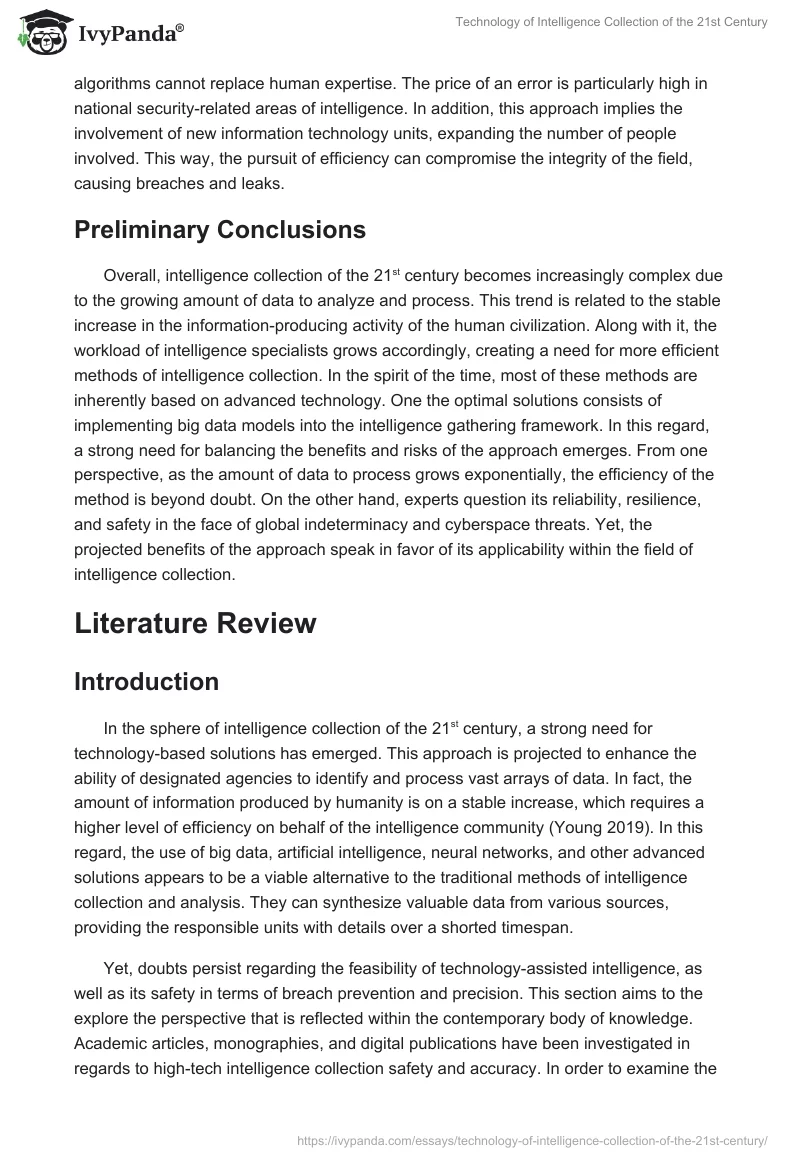 Technology of Intelligence Collection of the 21st Century. Page 3