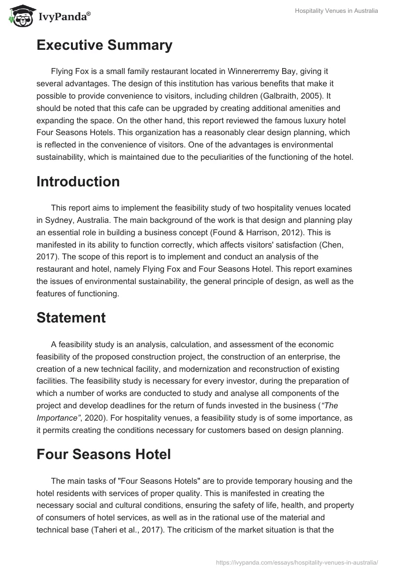 Hospitality Venues in Australia. Page 4