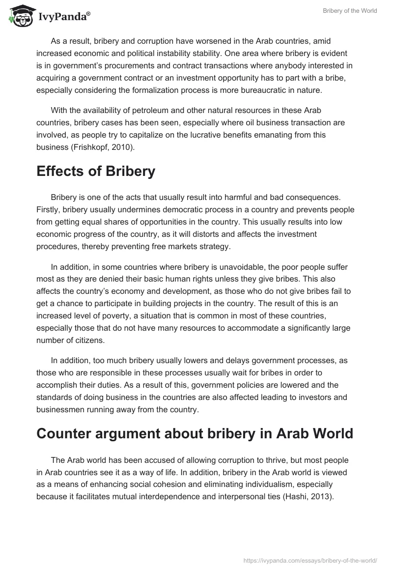 Bribery of the World. Page 4