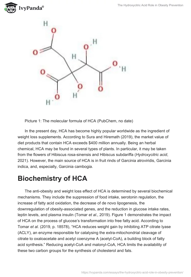 The Hydroxycitric Acid Role in Obesity Prevention. Page 2