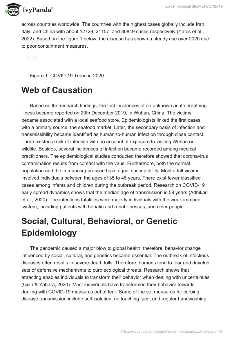 Epidemiological Study of COVID-19. Page 3