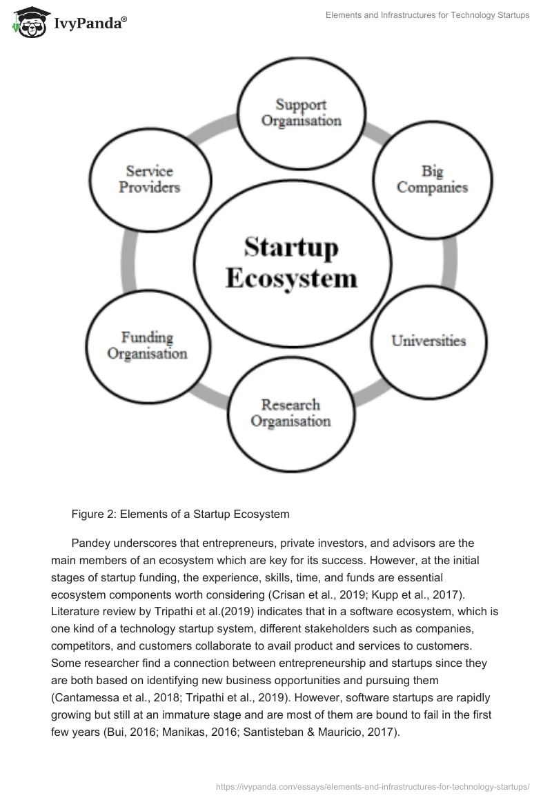 Elements and Infrastructures for Technology Startups. Page 5