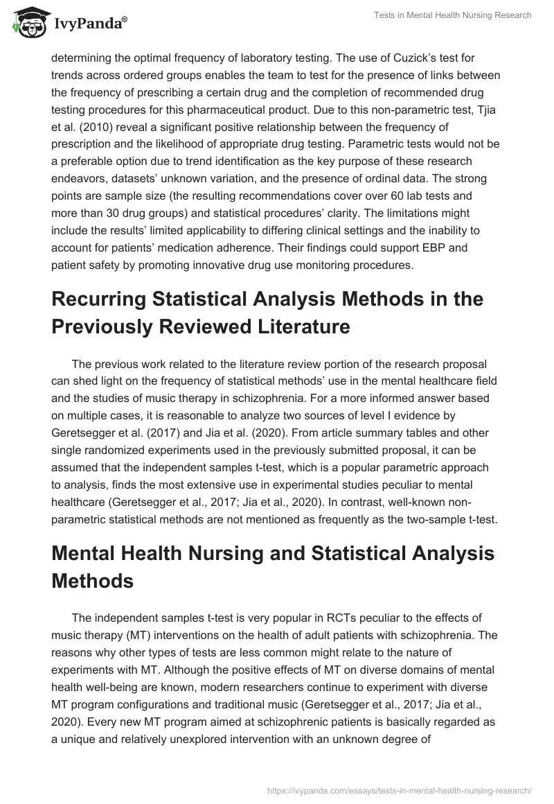 Tests in Mental Health Nursing Research. Page 2