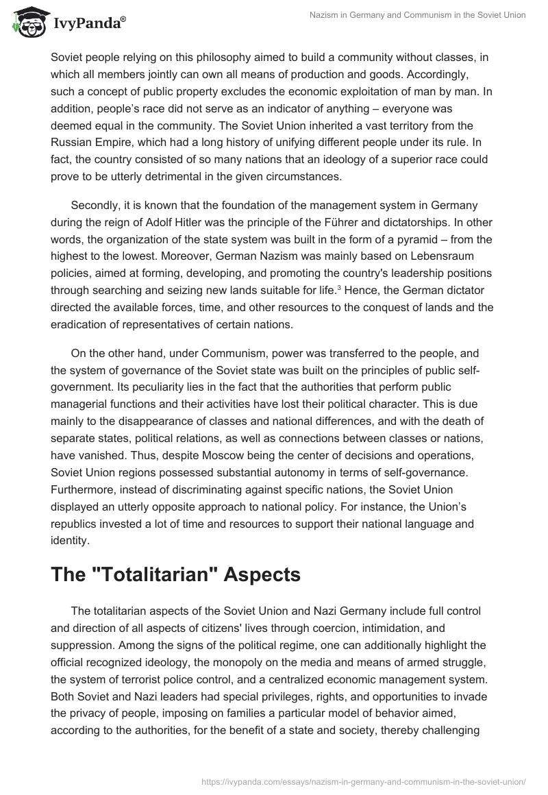 Nazism in Germany and Communism in the Soviet Union. Page 2