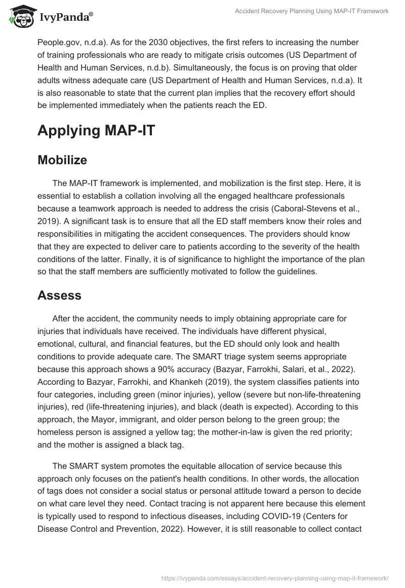 Accident Recovery Planning Using MAP-IT Framework. Page 2