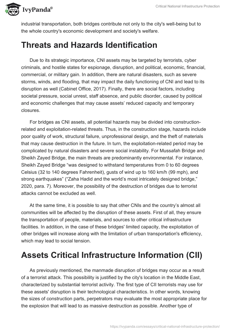Critical National Infrastructure Protection. Page 3