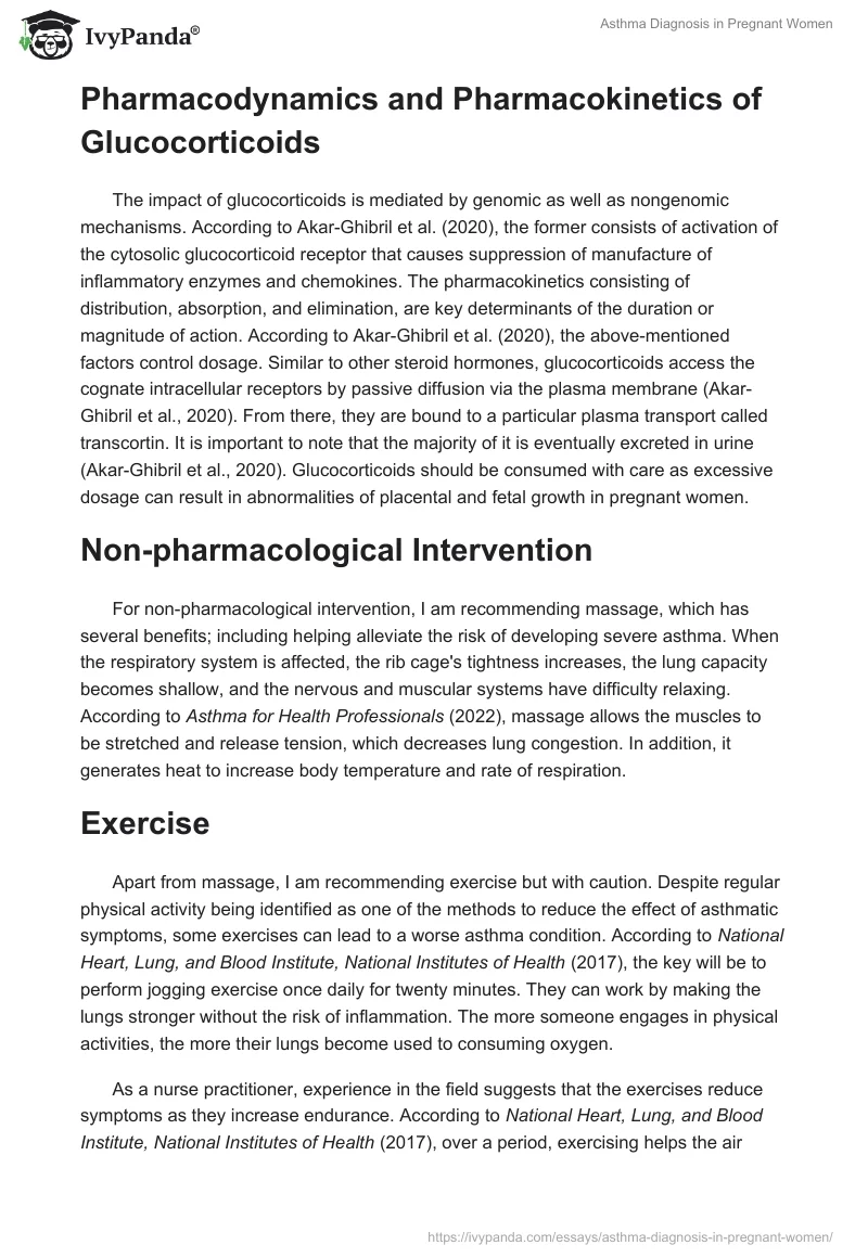 Asthma Diagnosis in Pregnant Women. Page 2
