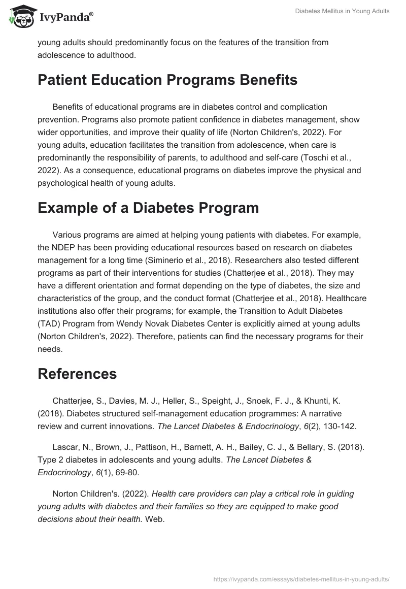 Diabetes Mellitus in Young Adults. Page 2