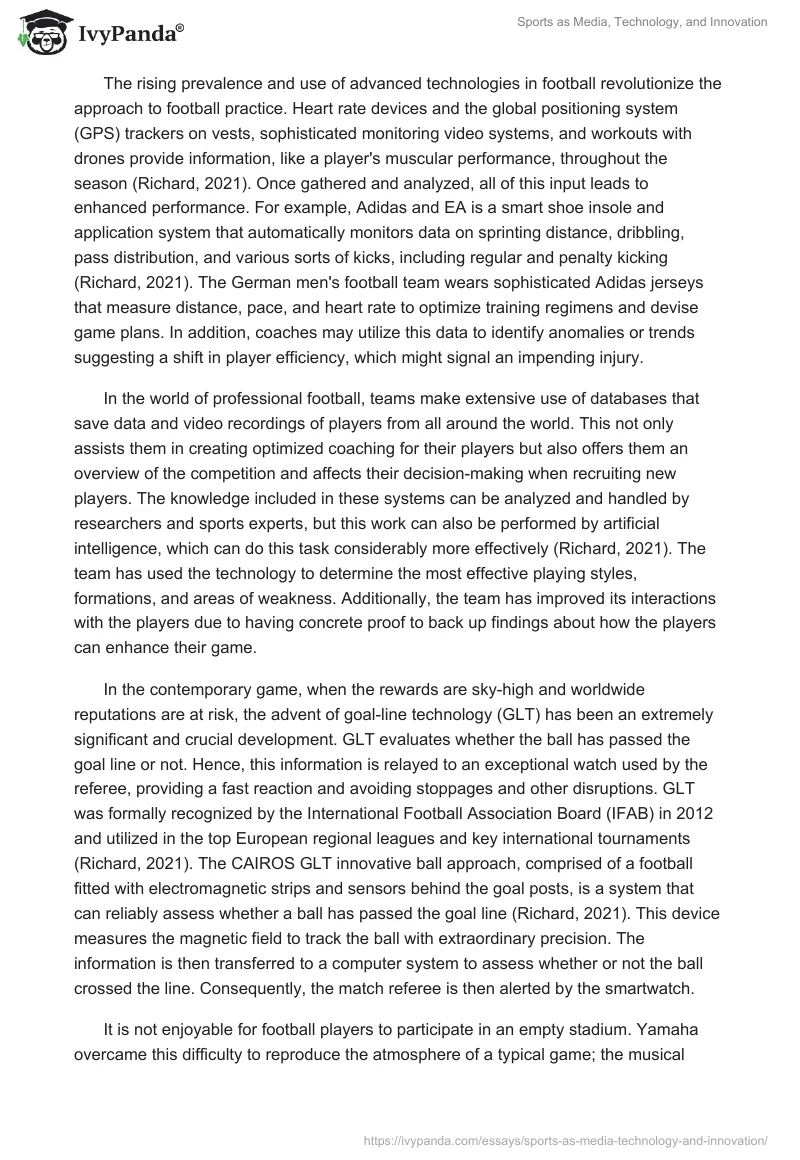 Sports as Media, Technology, and Innovation. Page 2