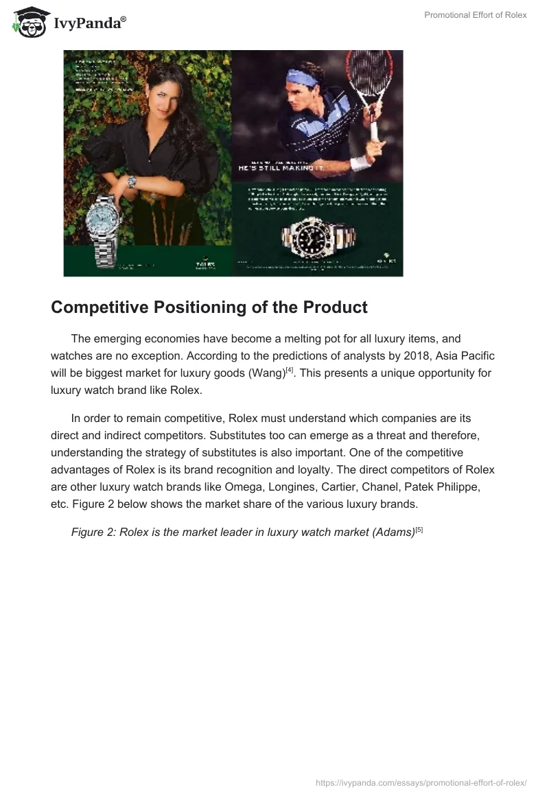 Promotional Effort of Rolex. Page 3