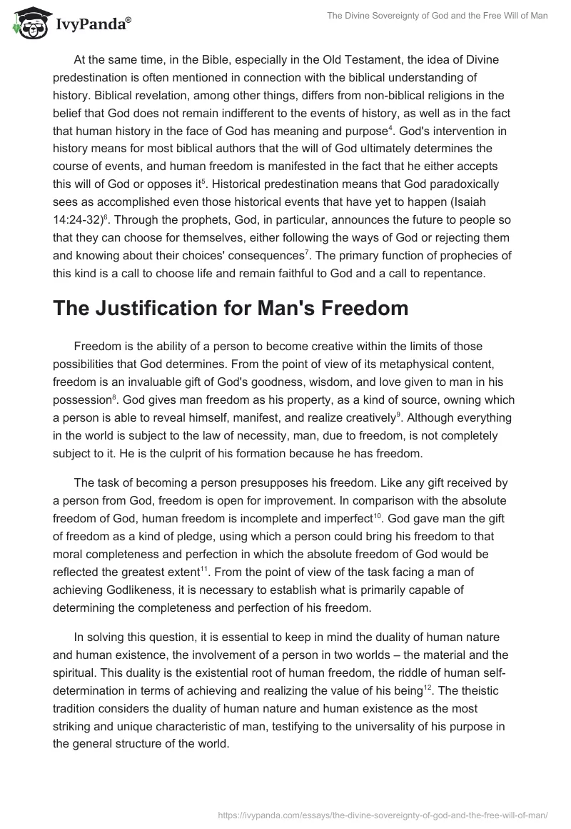 The Divine Sovereignty of God and the Free Will of Man. Page 2