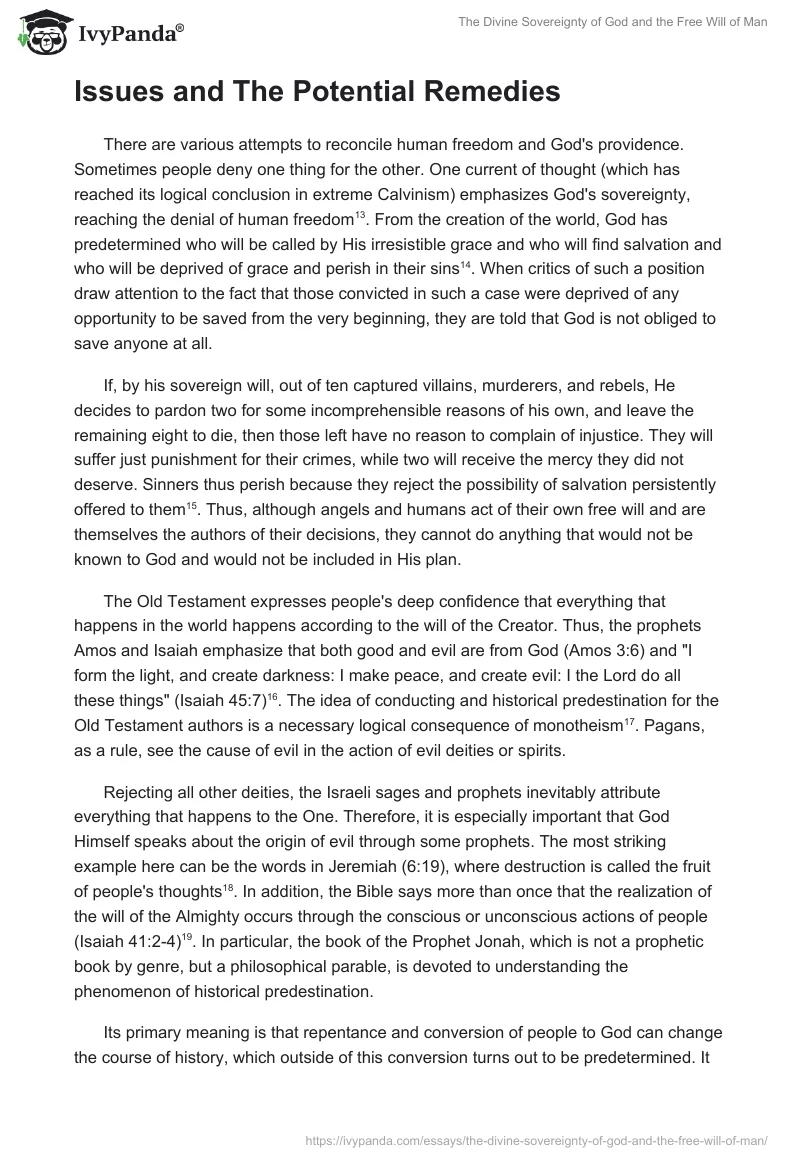 The Divine Sovereignty of God and the Free Will of Man. Page 3