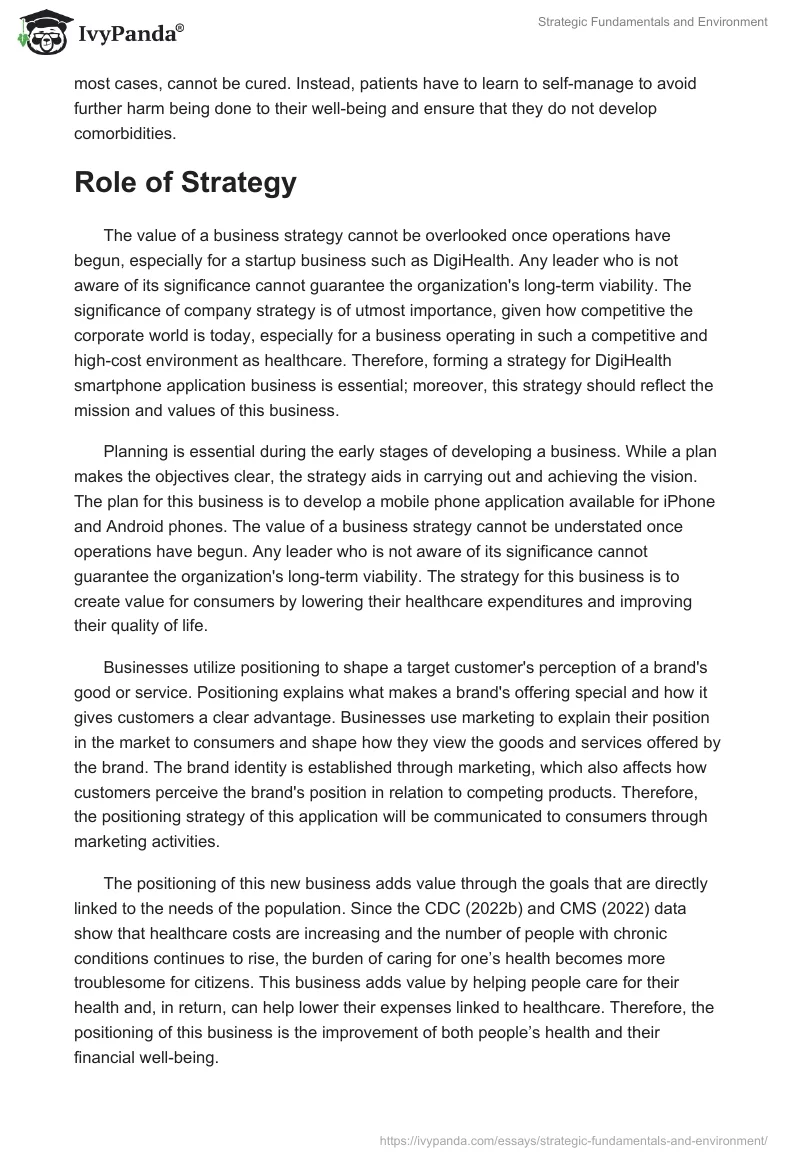 Strategic Fundamentals and Environment. Page 2