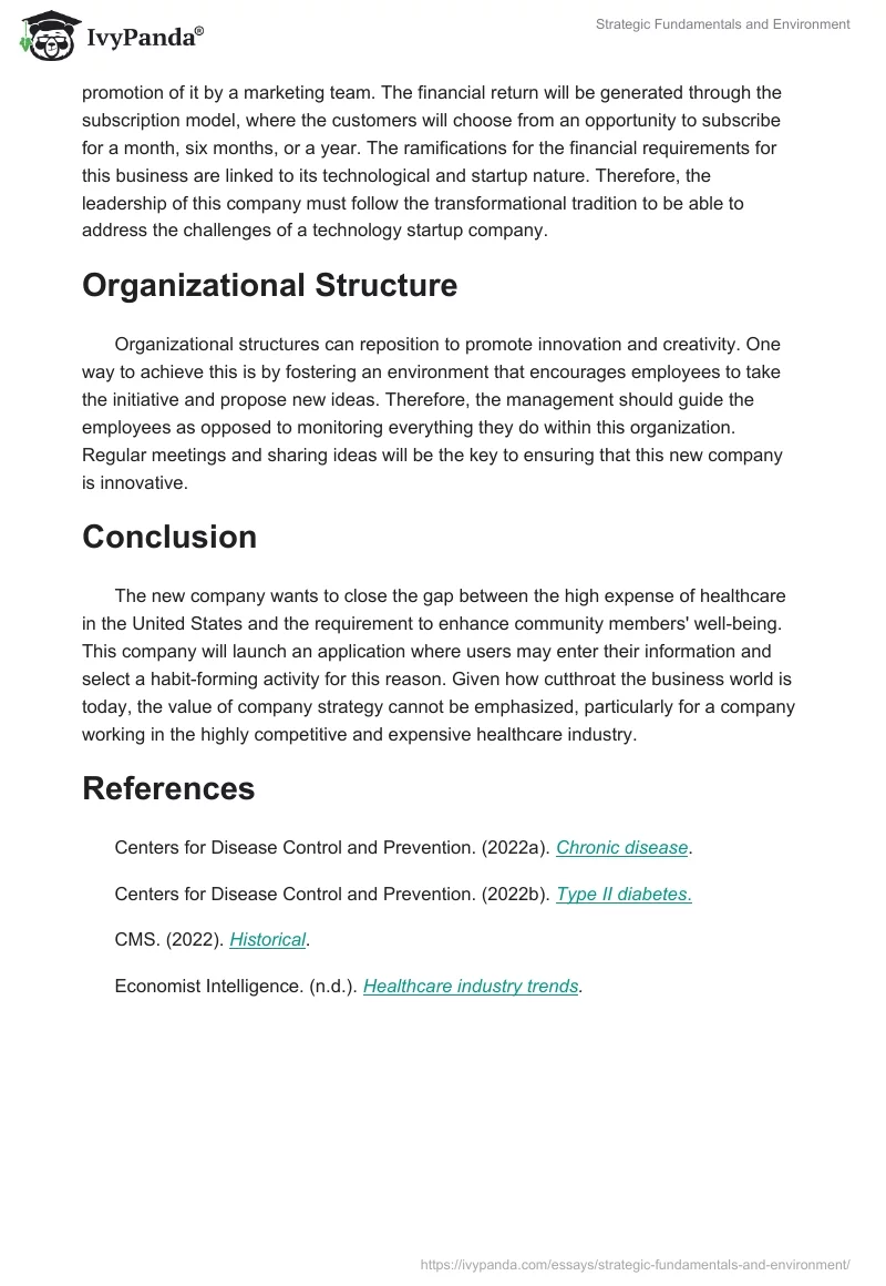 Strategic Fundamentals and Environment. Page 5