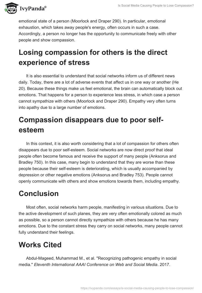 Is Social Media Causing People to Lose Compassion?. Page 2