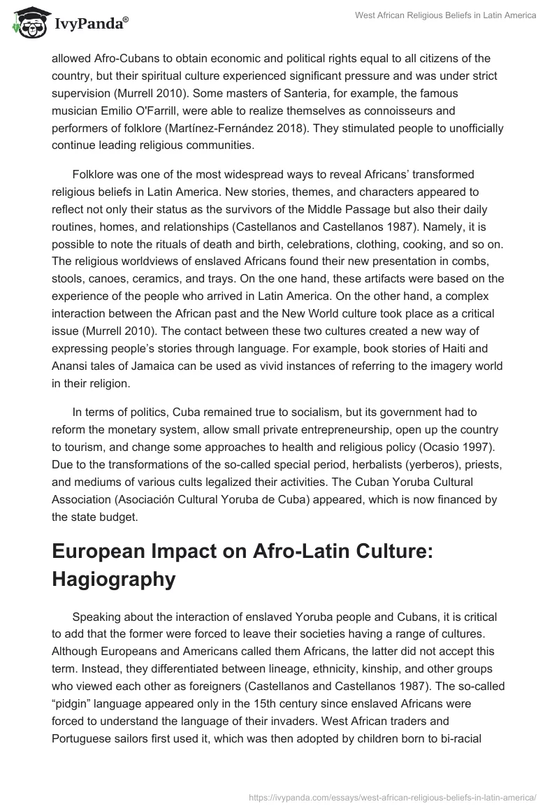 West African Religious Beliefs in Latin America. Page 4