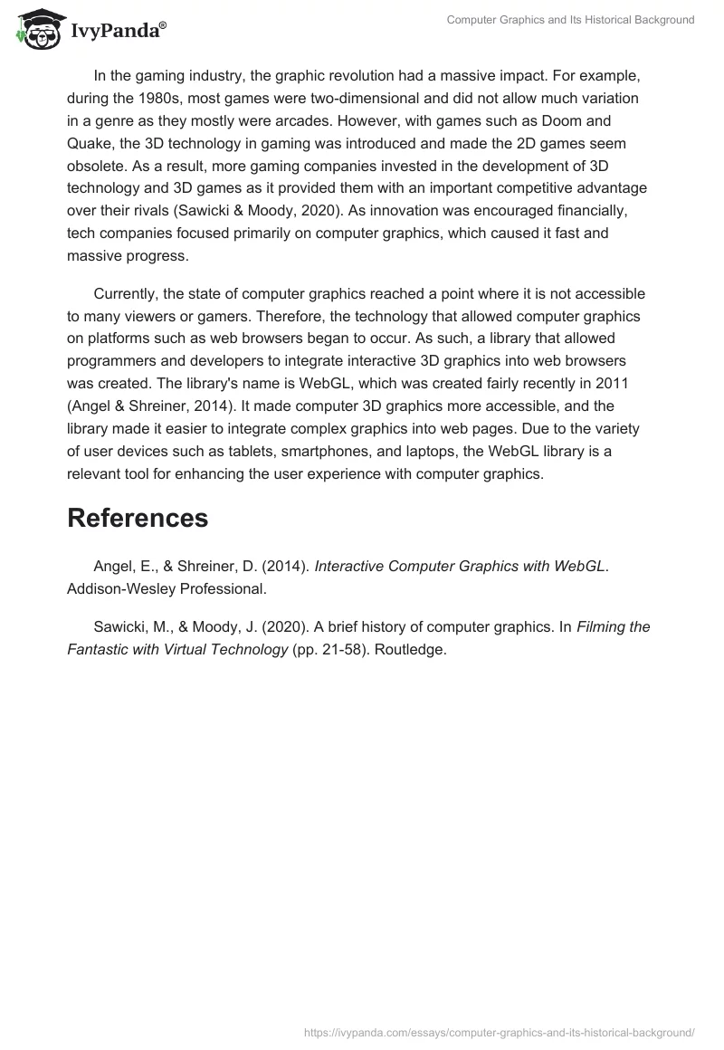 Computer Graphics and Its Historical Background. Page 2
