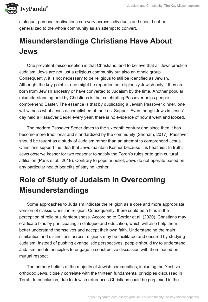 Judaism and Christianity: The Key Misconceptions. Page 2