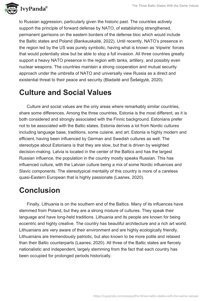 The Three Baltic States With the Same Values. Page 3