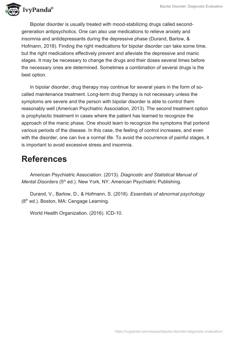 Bipolar Disorder: Diagnostic Evaluation. Page 2