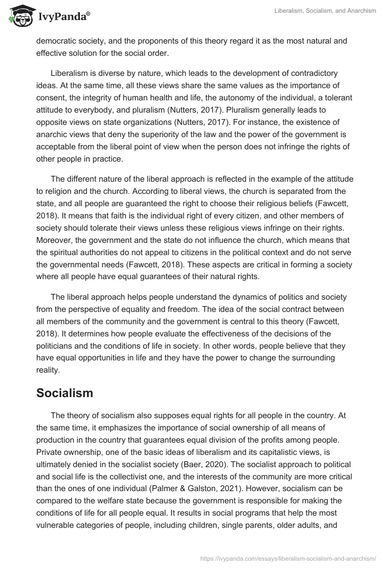 Liberalism, Socialism, and Anarchism. Page 2